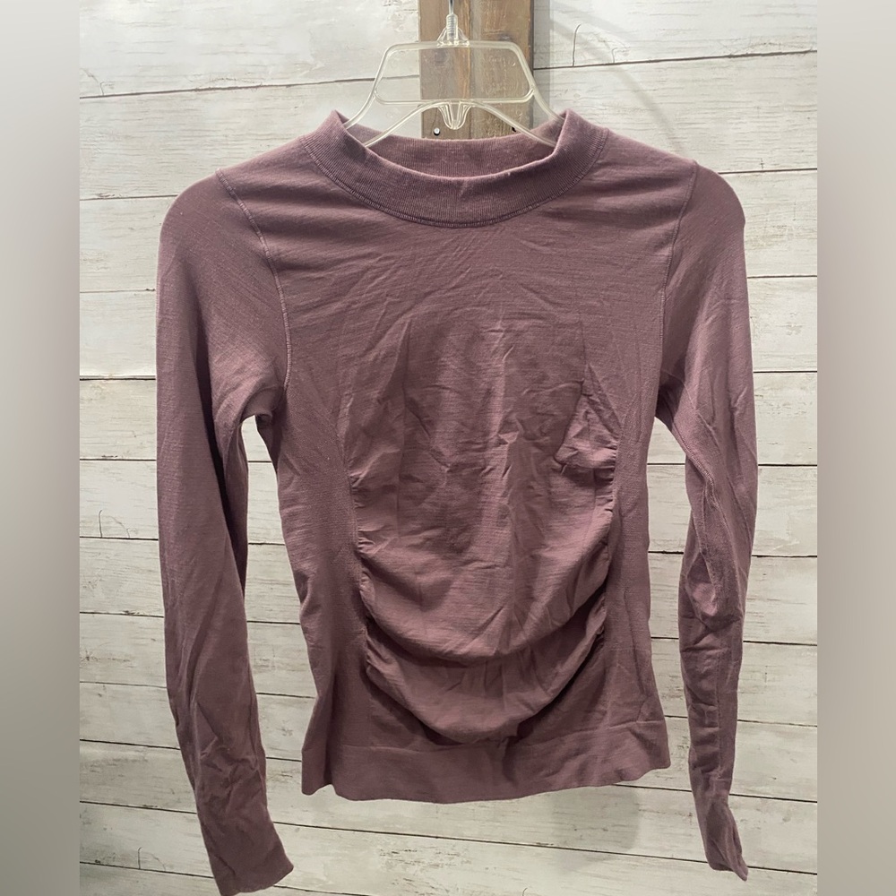 Athleta‎ Dusty Rose/Purple Long Sleeve Top